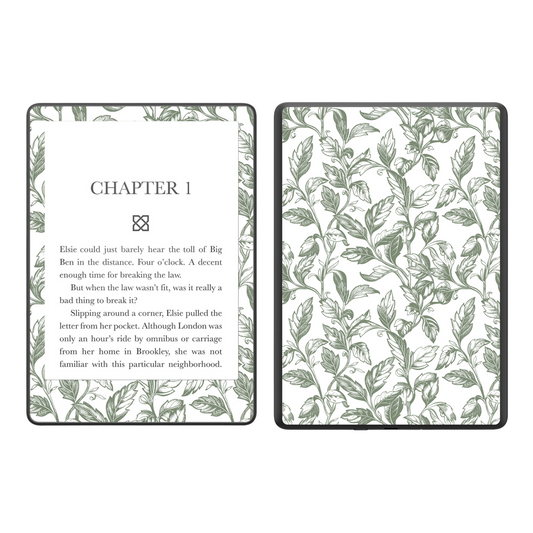 Regency Green Vines Kindle & Kobo Skin